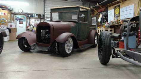 Ford Model A Truck Street Rod Hot Rod Halibrand Coupe