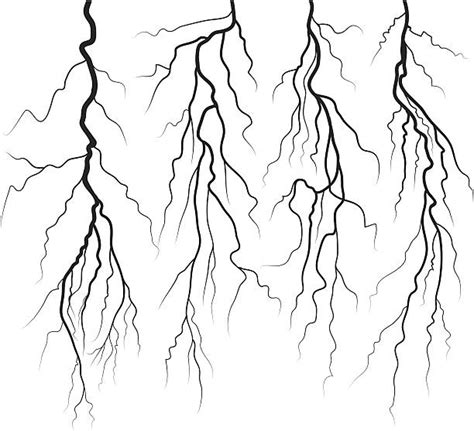 Drawing Of A Lightning Storms Illustrations Royalty Free Vector