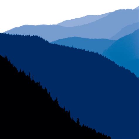 Blue Ridge Mountain Silhouette At Getdrawings Free Download
