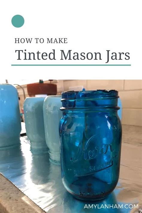 Have You Seen The Blue Tinted Mason Jars In The Store They Are