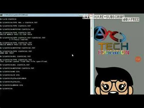 Before you can use your computer to run application programs or use any feature of ms—dos, you must follow the system setup instructions in appendix. working with ms dos command easily explained - YouTube