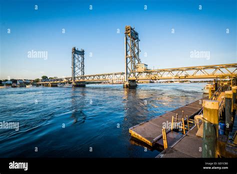 The Memorial Bridge Over The Piscataqua River In Portsmouth New