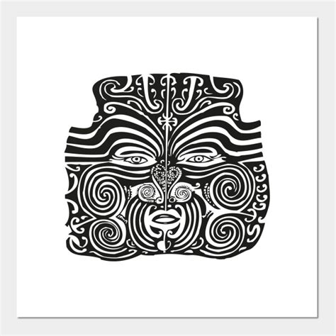 Maori Moko Tribal Tattoo New Zealand Maori Moko Posters And