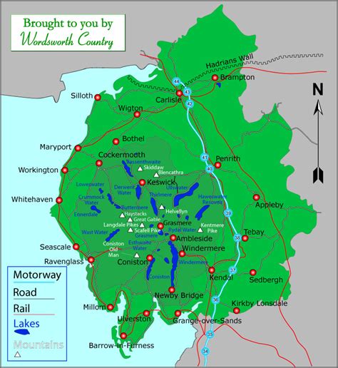 Lake District Map