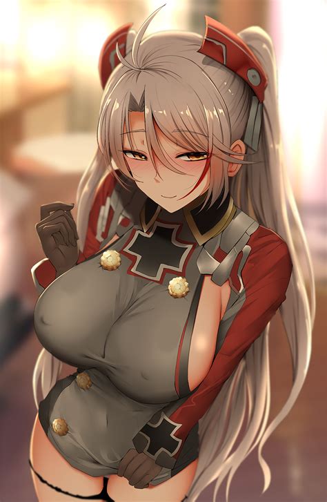 Rule 34 1girls Azur Lane Big Breasts Breasts Cleavage Erect Nipples