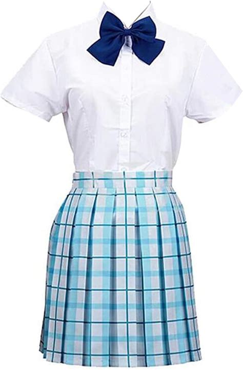 Amazon Com Poetic Walk Anime Womens Costume Dress Shouko Nishimiya Shoko Uniform Cosplay