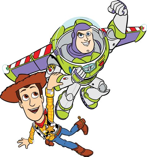 Ilustração Woody Buzz Toy Story Png