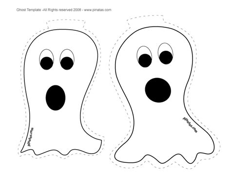 Printable Ghosts Coloring Home