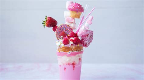 Ultimate Sweet Pink Strawberry Milkshake Fresh Recipes Nz
