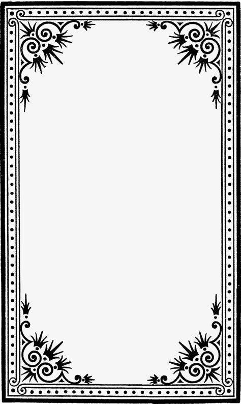 Black And White Border Clip Art Frames Borders Page Borders Design