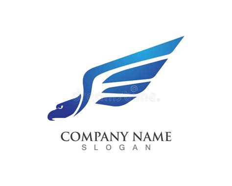 Bird Wings Logo And Vector Sign Abstract Bird In Flight Stock