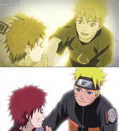 Gaara And Naruto Omg How Precious Is This Their Friendship Is Just