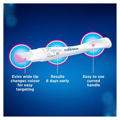 Buy Clearblue Early Detection Pregnancy Test Kit Of 3 Test Alive