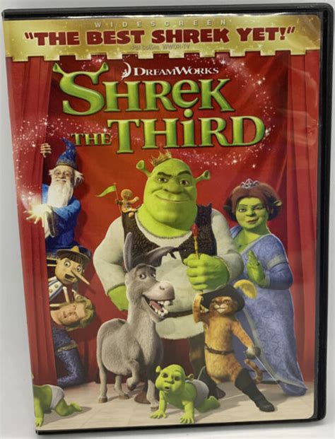 Shrek The Third Dvd 2007 Widescreen Version Ebay