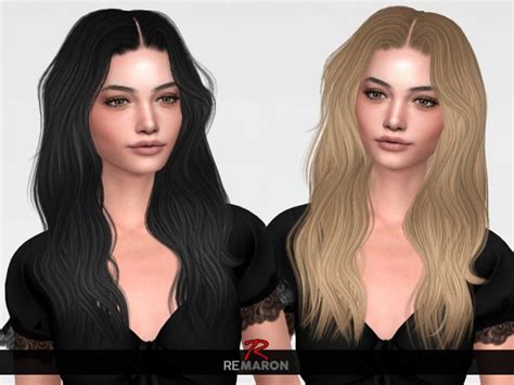 The Sims Resource Evy Hair Retextured By Remaron Sims 4 Hairs