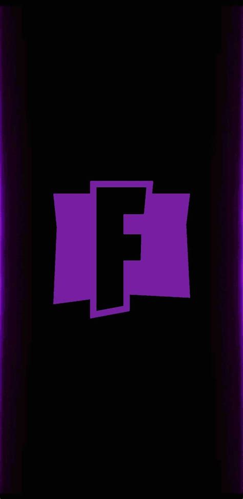 Purple Background Fortnite Logo