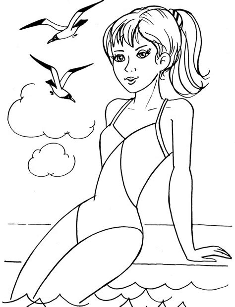 Download free coloring pages for girls and make just a small effort to print them. Ladies Coloring Pages to download and print for free