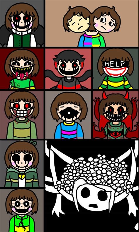 Scary Chara By Xiongao On Deviantart