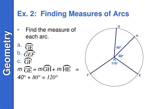 How To Find The Measure Of An Arc