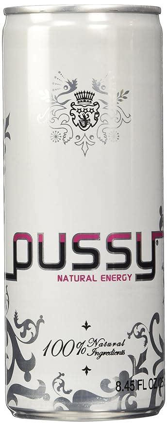 Pussy Natural Energy Drink 250ml Case Of 24 Original Uncensored Cans Uk Grocery