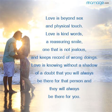 Love Is Beyond Sex And Physical Marriage Quotes
