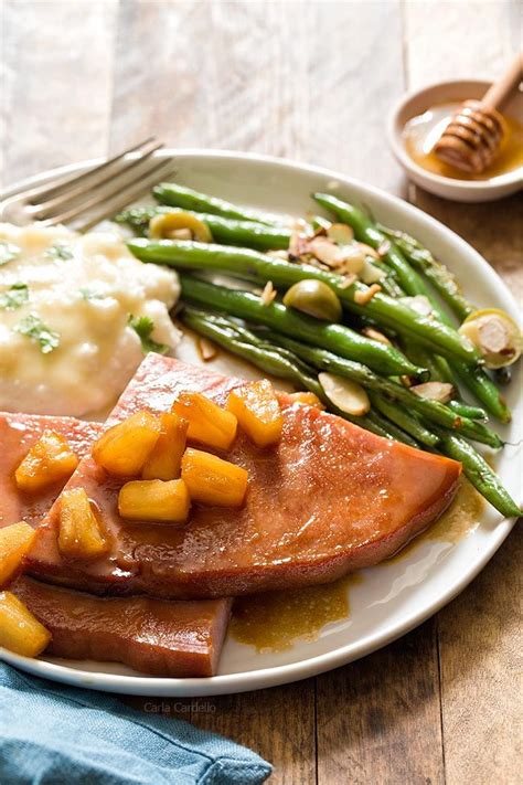 Why do many icelanders prefer to go to a restaurant and have boiled potatoes and fermented skate there? Honey Glazed Ham Steak Dinner For Two - Homemade In The ...