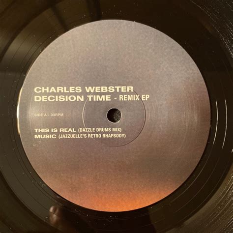 Charles Webster Decision Time Remix Ep 2022 Vinyl Discogs