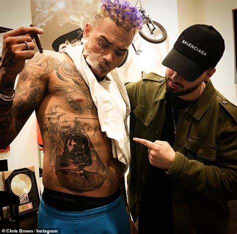 Face Tattoos Chris Brown Tattoos Collection