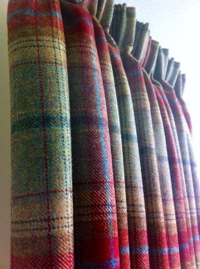 Stunning Tartan Check Curtains Beige For Bedroom