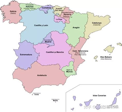 名站推薦 tips：2021年6月8日 更新失效連結 total 13 ». 酒鬼眼中的西班牙地图 - 知乎