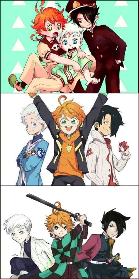 Pin By Lol On The Promised Neverland In 2020 Anime Crossover Haikyuu Anime Anime