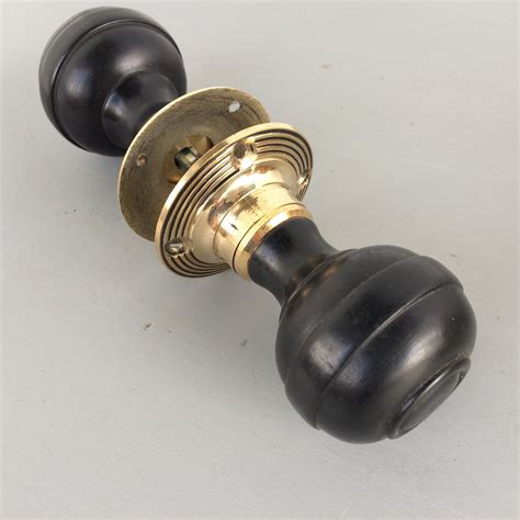 Back In Stock A Pair Of Ebonised And Brass Victorian London Style
