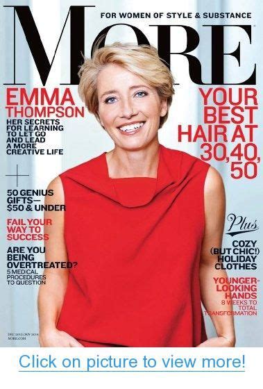 On the first day of rehearsals for saving mr. More Magazine (2-year) | Emma thompson, Hair, Short hair ...