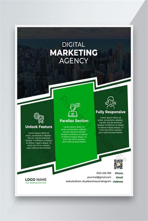 Digital Marketing Flyer Or Corporate Business Flyer Psd Free Download