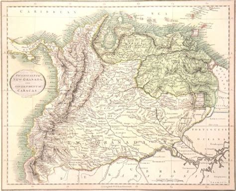 Mapa Del Virreinato De Nueva Granada Granada Ecuador South America