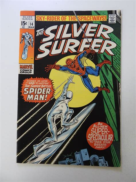 The Silver Surfer 14 1970 Vf Condition Comic Books Bronze Age