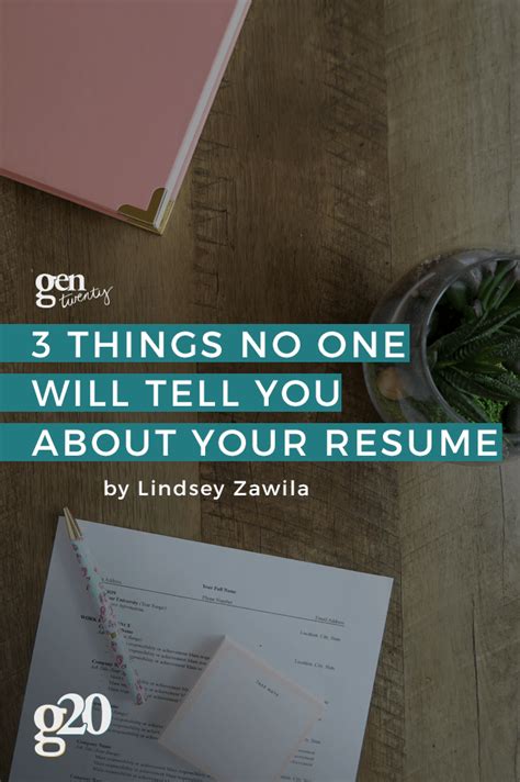 3 Things No One Tells You About Your Resume