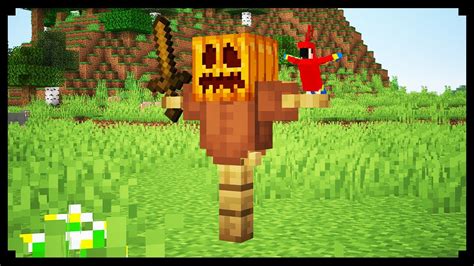 How To Make A Spooky Scarecrow In Minecraft No Mods Youtube