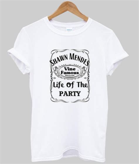Aprende a tocar el cifrado de life of the party (shawn mendes) en cifra club. shawn mendes life of the party T shirt - Kendrablanca