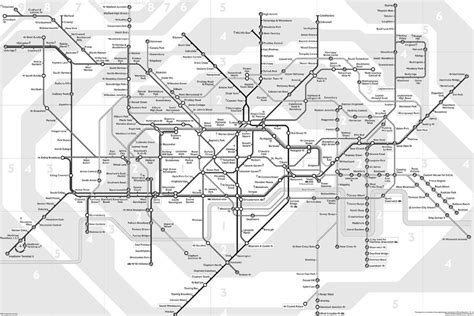 London Underground Tube Map Poster Photograph By Hang Nhu Thuy