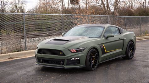 Matte Military Green Roush Rst Ecoboost Mustang Gtspirit