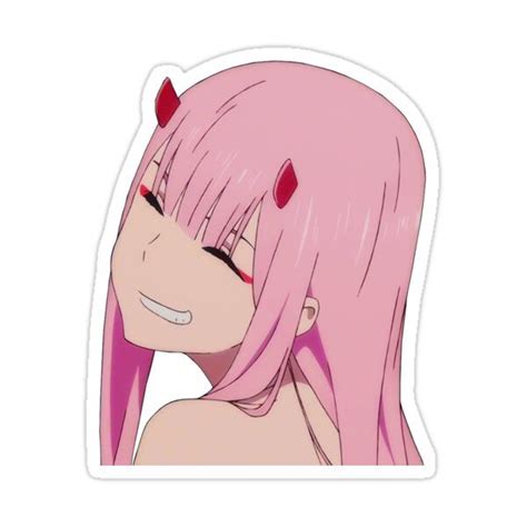 Zero Two Sticker For Sale By Cookiestyle Anime Stickers Zero Two