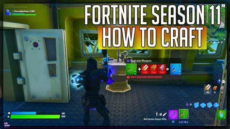 Fortnite Season How To Craft And Upgrade Weapons Fortnite Chapter