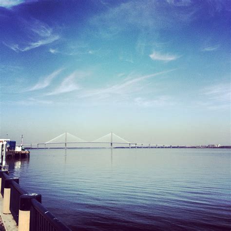 Charleston Harbor Bay Bridge Favorite Places Landmarks