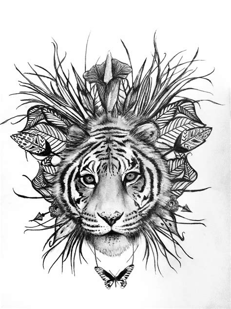 Tiger Coloring Pages For Adults Hestiis Myname