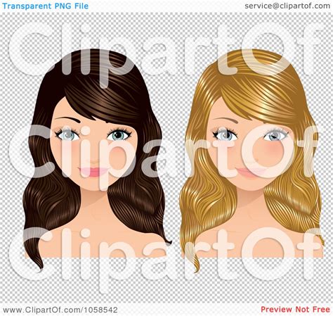 Royalty Free Vector Clip Art Illustration Of A Digital Collage Of Blond