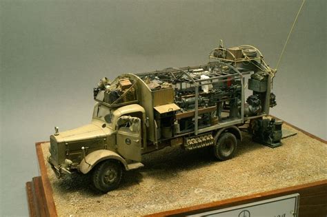 Mb4500 Workshop Truck 135 Scale Model Automotive Military