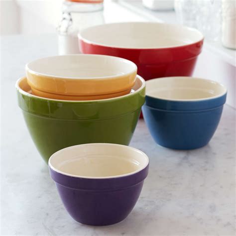 Ceramic Mixing Bowls Set Of 5 Ceramic Mixing Bowls Bowl Mixing Bowls