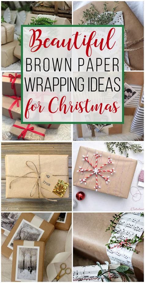 Brown Wrapping Paper Christmas