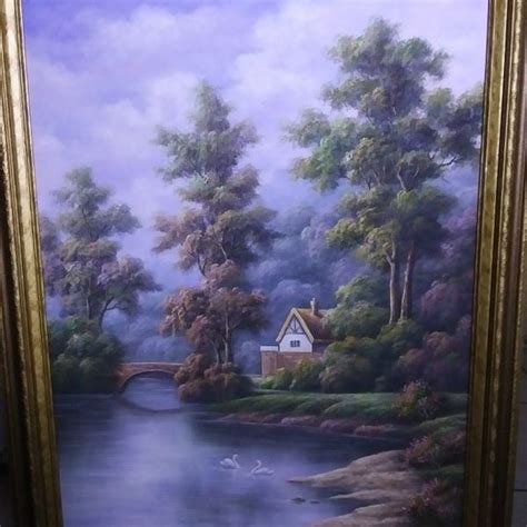 3 Scenic Oil Paintings In Frames Nice Art Work For Sale In Norfolk